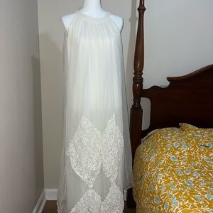 Valentino Garavani Cream Lace Chemise